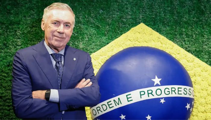  CBF anuncia ampliação de contrato com técnico Carlo Ancelotti 